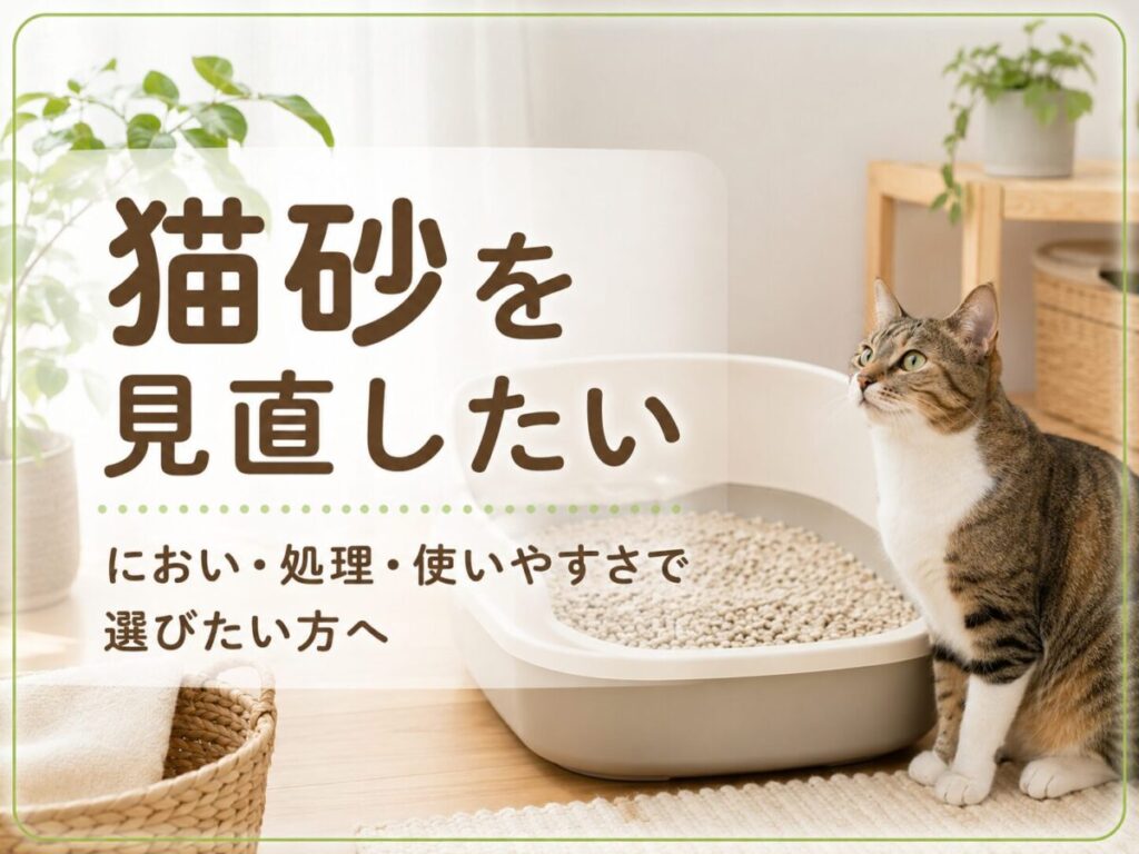 猫砂を見直したい