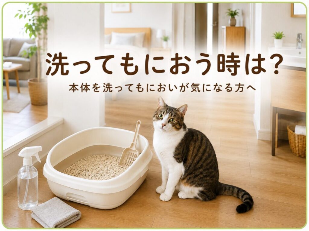 洗ってもにおう時は？