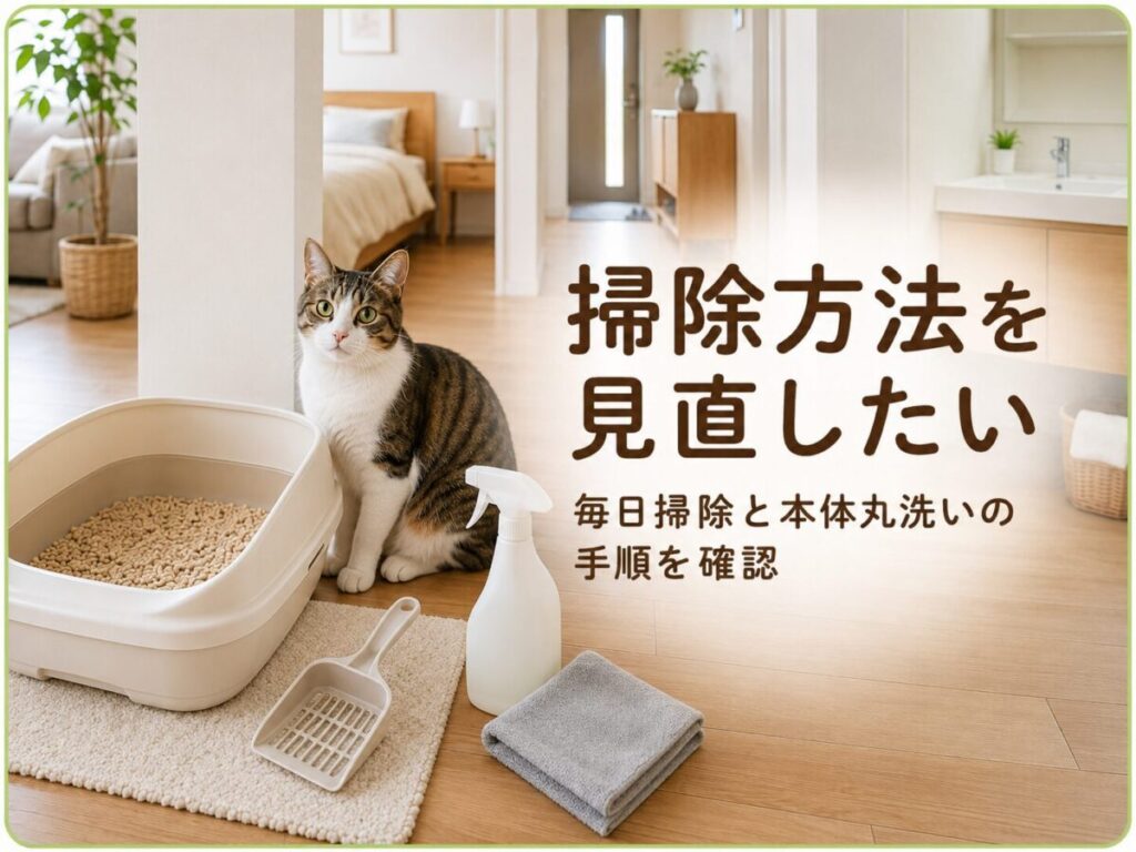 掃除方法を見直したい